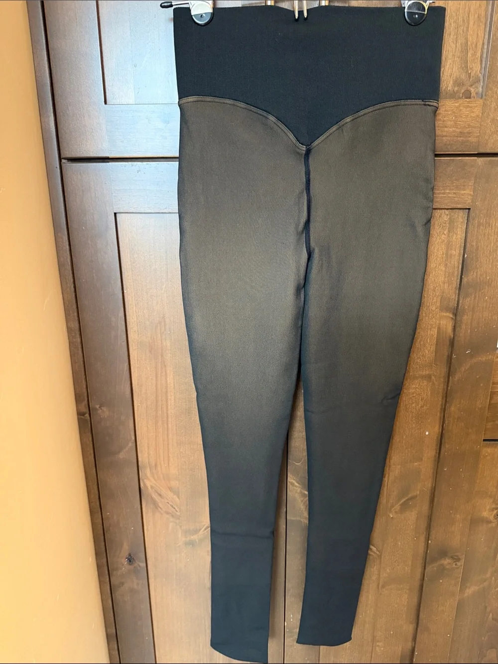 High-Waist Black Maternity/Active Leggings